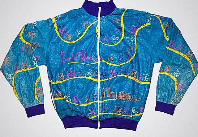 1992 Vintage Limited Edition Tyvek Cycling Jacket - Seattle to Portland mens LG