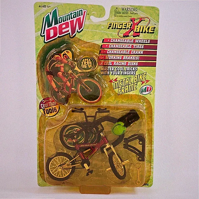 2000 Sunco Limited Mountain Dew BMX Finger X Bike Metal Bike Frame