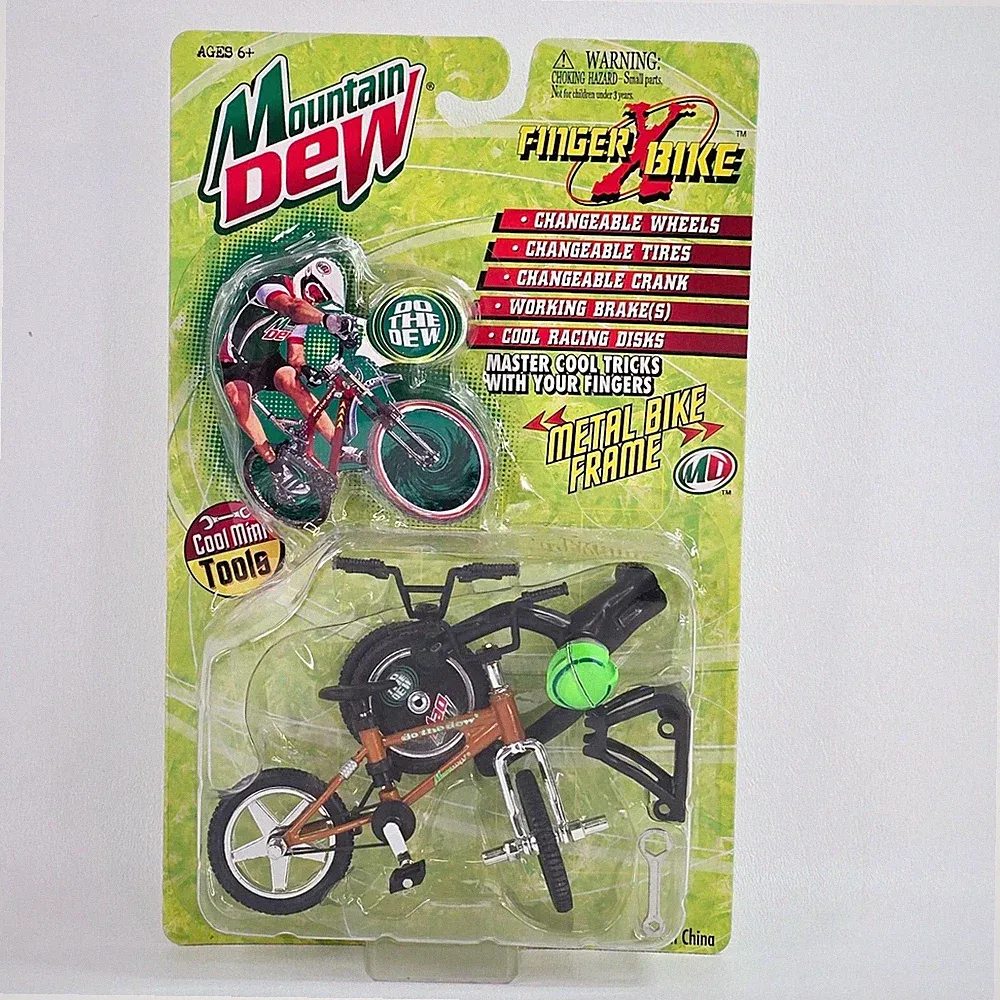2000 Sunco Limited Mountain Dew BMX Finger X Bike Orange Metal Bike Frame