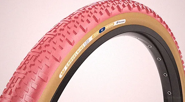 2026 Panaracer GravelKing X1 700x45c Sakura Pink Brown Tubeless Knobby Limited ~