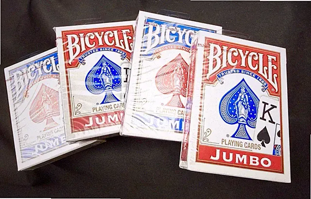 Bicycle 140th Anniversary Jumbo Index Playing Cards 4 Deck Lot Sealed