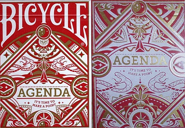Bicycle Agenda Façade Playing Cards 2 Deck Set -Limited Numbered Edition- SEALED