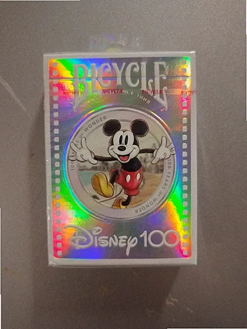 Bicycle - Disney Limited Ed. 100 Year Anniversary Playing Cards - Holographic