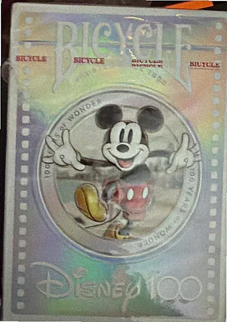 Bicycle-Disney Limited Edition-100 Year Anniversary Playing Cards--Mickey Mouse