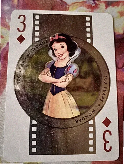 Bicycle Disney Snow White Limited Edition 100 Year Anniversary Playing Card NM