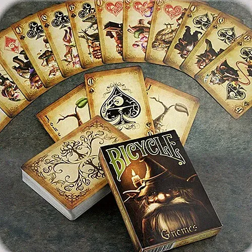 Bicycle Gnomes Special Limited Print Run Playing Cards