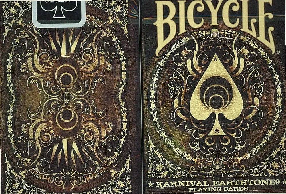 Bicycle Karnival Earthtone9 Deck Playing Cards Poker Size Limited Edition USPCC