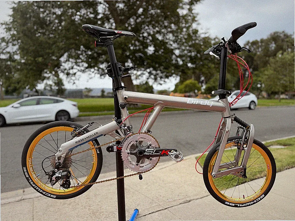 Birdy folding bicycle New Classic, Brushed finished limited (1 of 100)