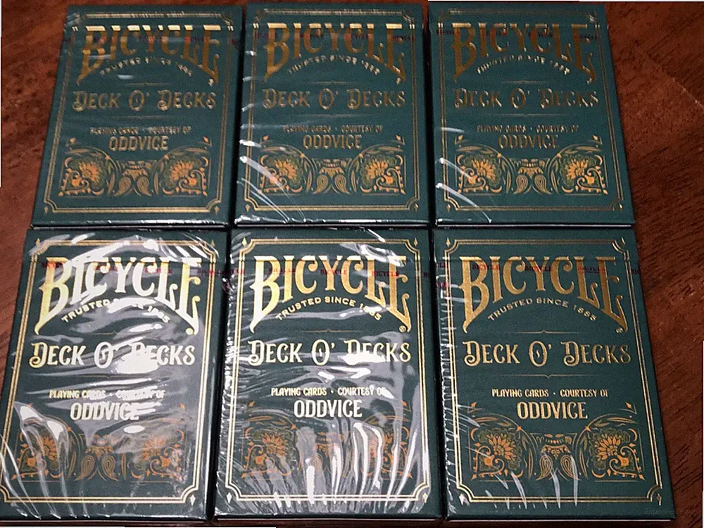 Case Of 6 Bicycle Oddvice Deck O' Decks Playing Cards – Limited Edition - SEALED