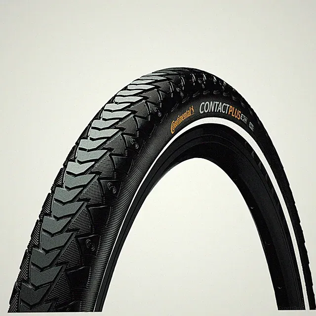 Continental Contact Plus Reflex Tyre Wire Bead Black/Black Reflex 700X32C