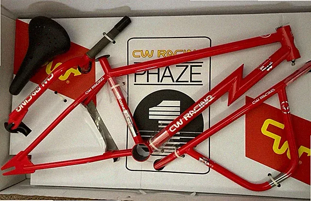 CW Racing 2020 Limited Edition Phase 1 Bmx Frame Set, red New In Box