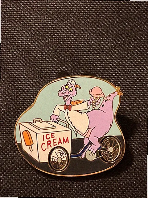 DISNEY WDW TRADE CITY USA 2010 FIGMENT ICE CREAM BICYCLE PIN LIMITED RELEASE