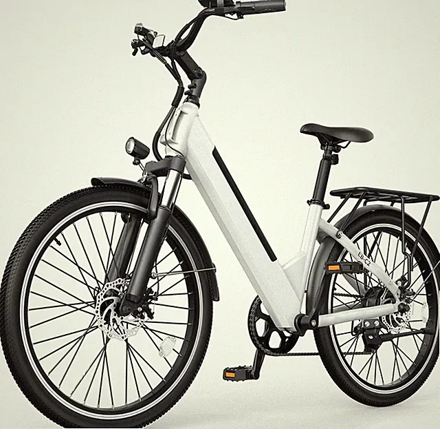 Electric Bike for Adults,26" Step-Thru Ebike with 1000W Peak Motor,50 Miles 21.7