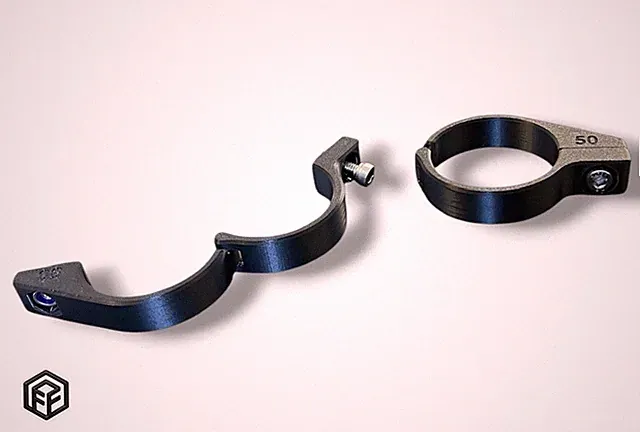 F&F - 2x Hinged Steering Limit Lock Stops - Various sizes - Track Race Pit Bike