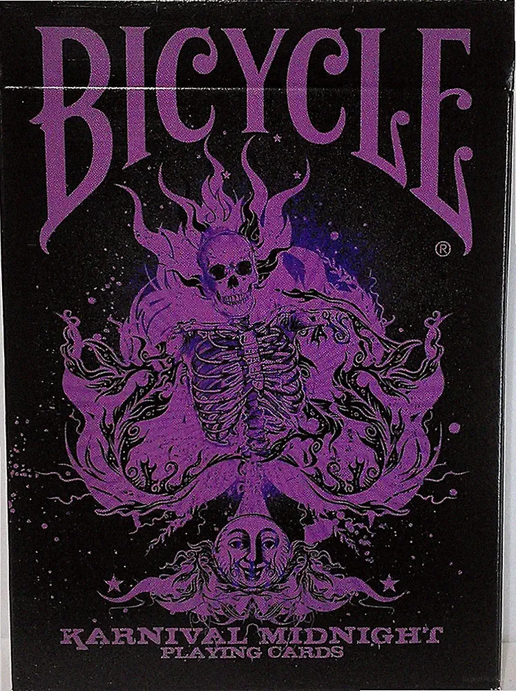 Karnival Midnight PURPLE Bicycle Playing Cards Big Blind Media -Limited Edition