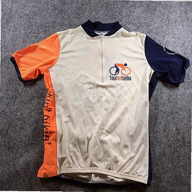 Leslie Jordan Men’s Small Cycling Jersey – USA Made Polyester Bike/Run Triathlon