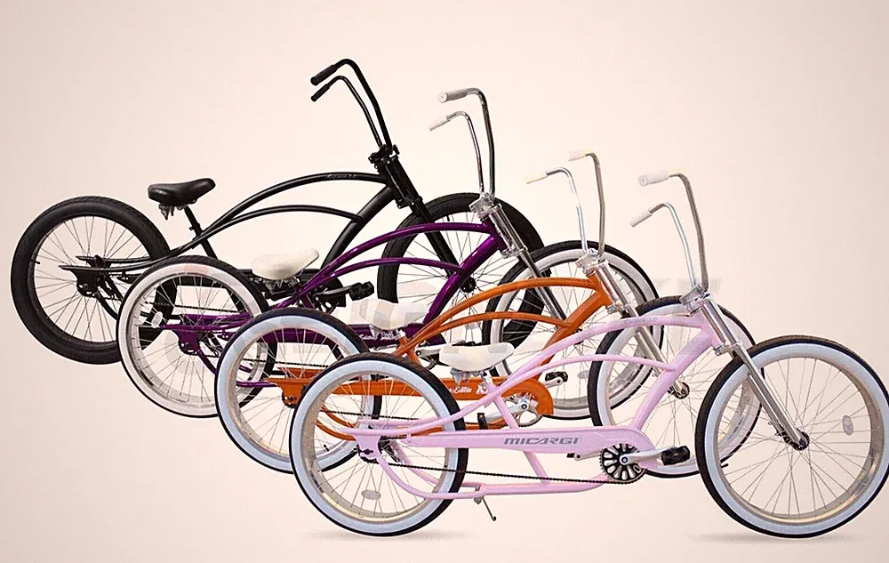 Limited Edition 29" Fat Tire Stretch Beach Cruiser High Handlebar Lowrider Bike