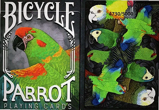 Limited Edition Parrot Bicycle Playing Cards Poker Size Deck