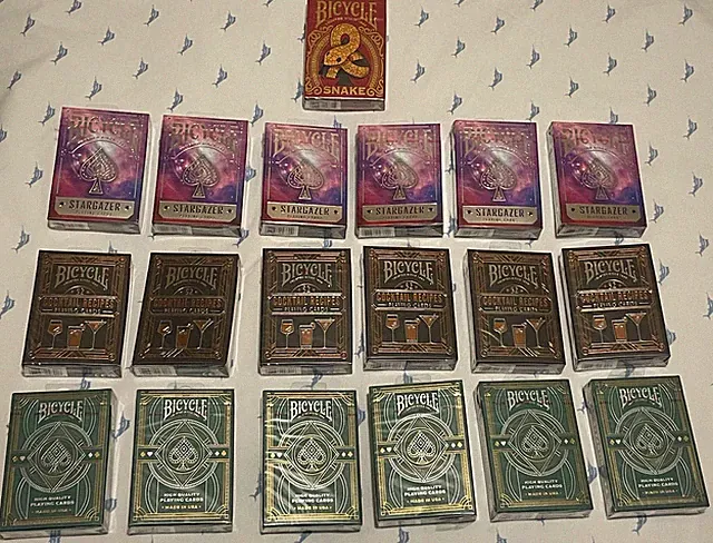 Lot of 19 Bicycle Limited Edition Playing Cards Decks Factory Sealed New