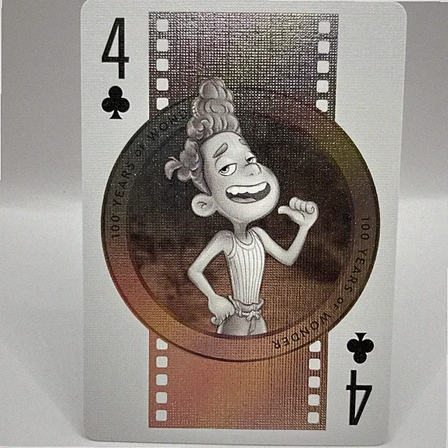 Luca Bicycle Disney Limited Edition 100th Anniversary Playing Cards Holo Foil