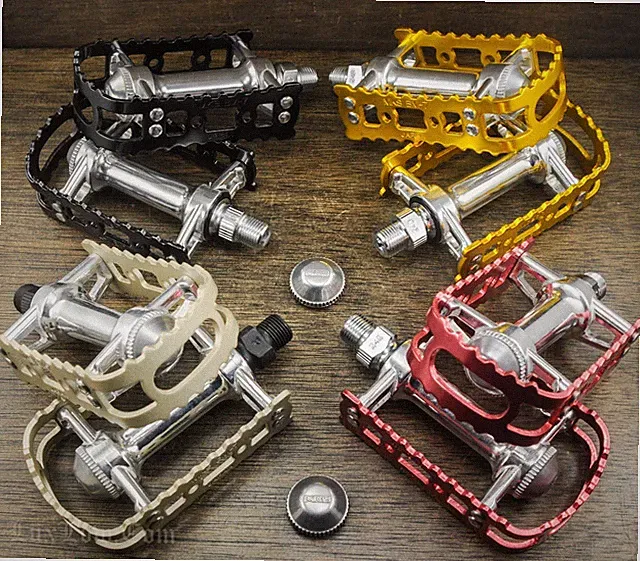 NOS MKS BM-7 Old School BMX Bike PEDALS 9/16" Platform Road Tour Cruiser Bicycle