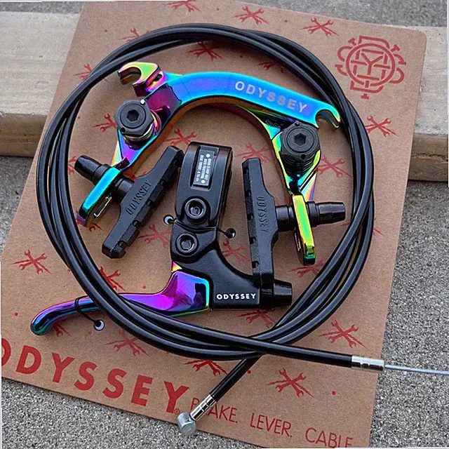 ODYSSEY BMX EVO 2.5 BICYCLE U-BRAKE KIT OIL SLICK JET FUEL LIMITED EDITION