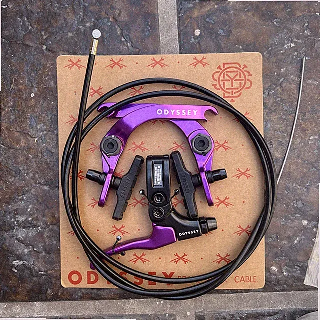 ODYSSEY BMX EVO 2.5 BICYCLE U-BRAKE KIT PURPLE / BLACK LIMITED EDITION SUNDAY