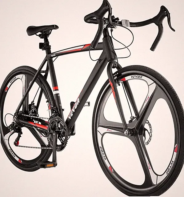Road Bike, 700C Wheels Racing Bike, Shimano Drivetrain City Commuter Road Bicycl