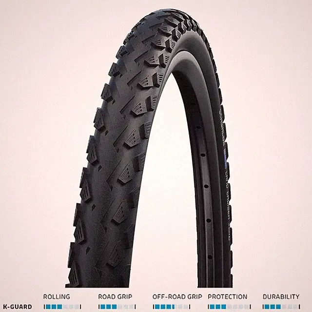 Schwalbe Land Cruiser 50-559 Drahtreifen K-Guard 26x2.00 Fahrradreifen Mantel