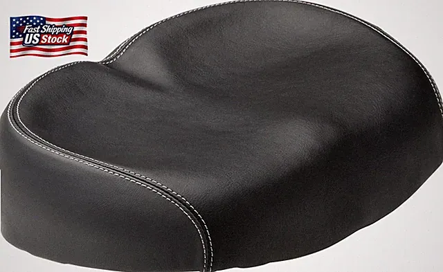 Schwinn Comfort Bike Seat, Quilted or Foam Padded Bike Saddle, Various Styles, W