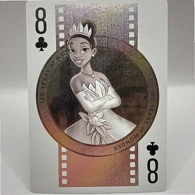 Tiana Bicycle Disney Limited Edition 100th Anniversary Playing Cards Holo Foil