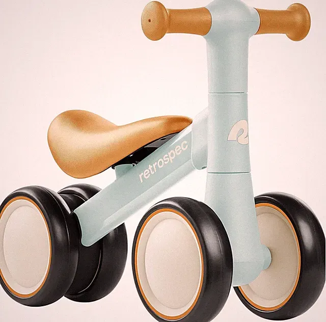 Toddler Riding Toy with Steering Limit & Soft Grips Indoor Outdoor For Kids