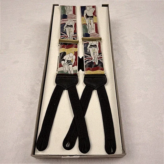 Vintage Limited Edition Trafalgar Braces Suspenders Olympic Cycling Road Race