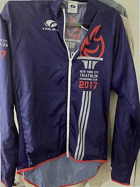 Voler Cycling Brand New York NYC Triathlon 2017 Champions Club Jersey Shirt SZ L
