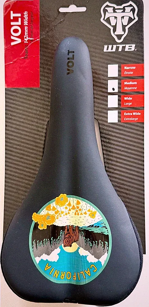 WTB Volt NICA Team California bicycle saddle medium Ti rail limited edition